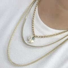 Vip Seri 14K Gold Yoncalı Kolye 46 cm