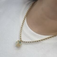 Vip Seri 14K Gold Yoncalı Kolye 46 cm