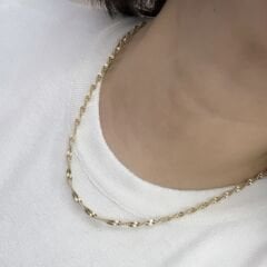 Vip Seri 14K Gold Burgu Kolye 45 cm