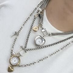 Özel Seri 3lü Saatli Kolye