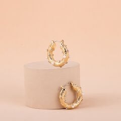 Özel Seri İncili Halka Küpe 2,5cm
