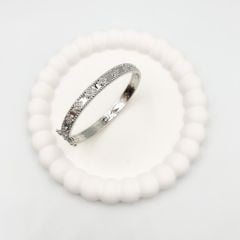 İthal Zirkon Taşlı Yoncalı Kelepçe 17 cm