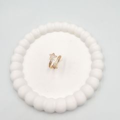 Özel Seri Zirkon Taşlı Yıldız Yüzük (AYARLI)