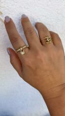 Özel Seri Dorika Yüzük (AYARLI)