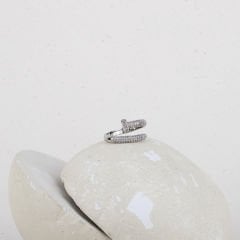 Özel Seri Zirkon Taşlı Çivi Yüzük (AYARLI)