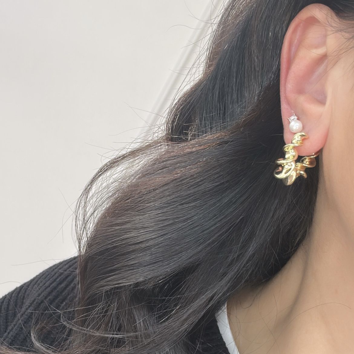 Özel Seri Burgu Halka Küpe 2cm