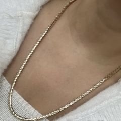 Vip Seri Yassı Zincir Kolye 60 cm