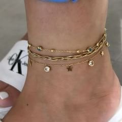 Çelik Örgü Halhal 26cm