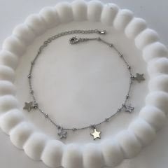 Özel Seri Taşlı Yıldızlı Halhal 25cm