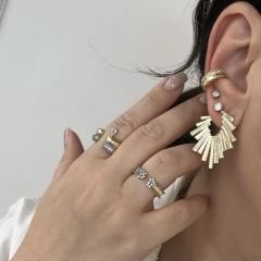 Özel Seri Zirkon Taşlı Yell Küpe