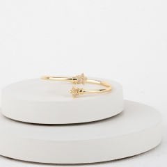 Özel Seri Zirkon Taşlı Yıldız Kelepçe 17cm