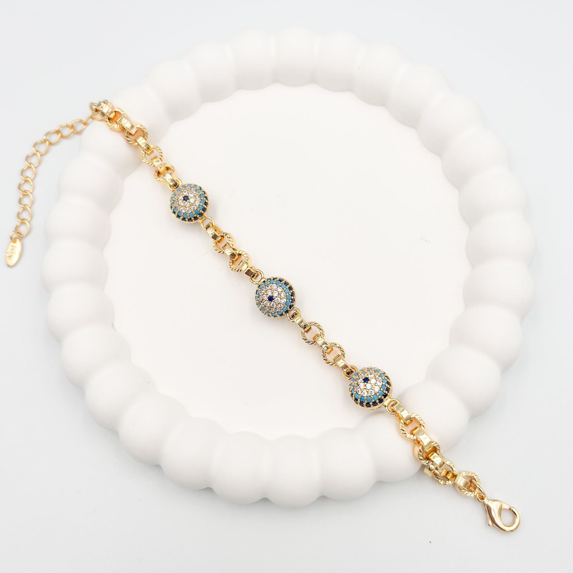 Özel Seri Nazar Gözlü Bileklik 22cm