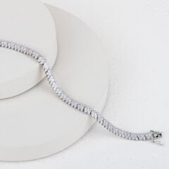 Özel Seri Zirkon Taşlı Pırlanta Montür Su Yolu 18cm