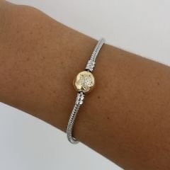 Özel Seri Yıldızlı Taşlı Pandr Bileklik 18cm