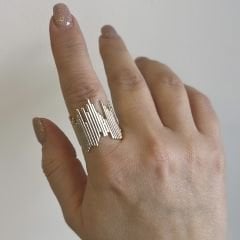 Özel Seri Kalın Ritim Yüzük Ayarlı