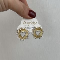 Özel Seri Kalpli Küpe 2 cm