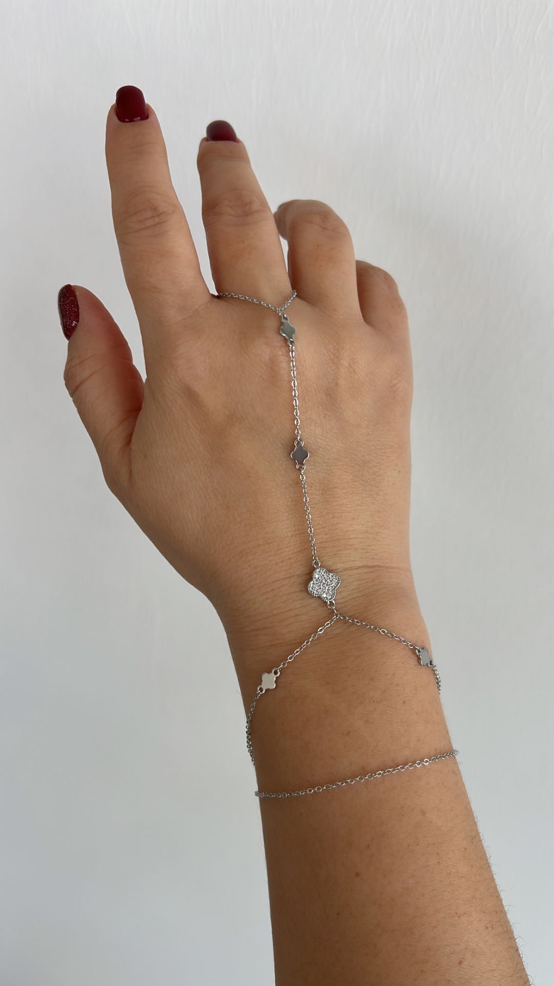 Özel Seri Zirkon Taşlı Yoncalı Şahmeran Gümüş