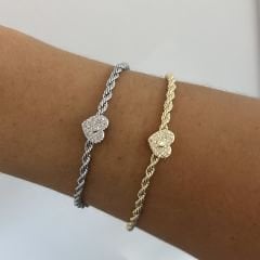 Özel Seri Kalpli Burgu Bileklik 22cm