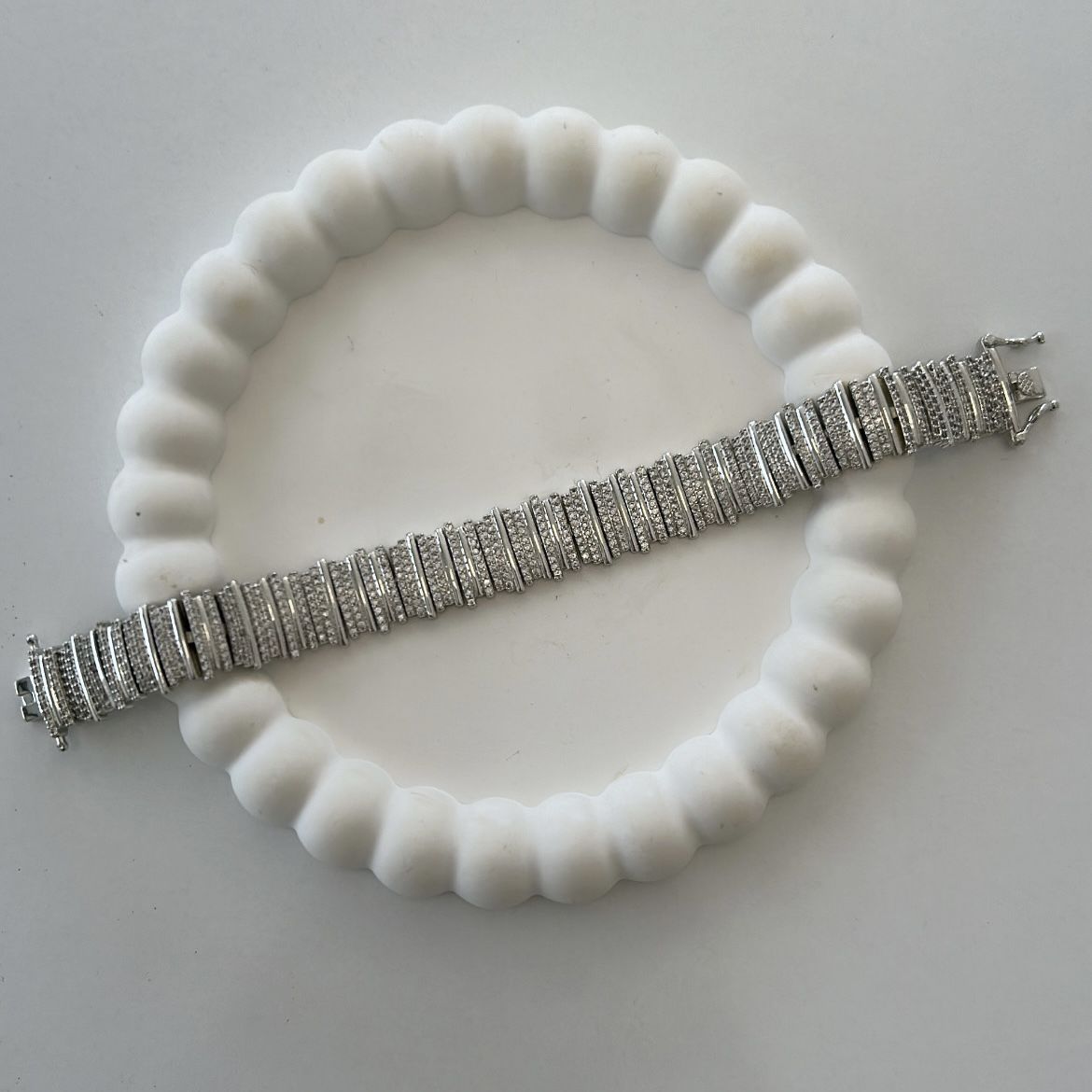 Özel Seri Zirkon Taşlı Ray Bileklik 18 cm