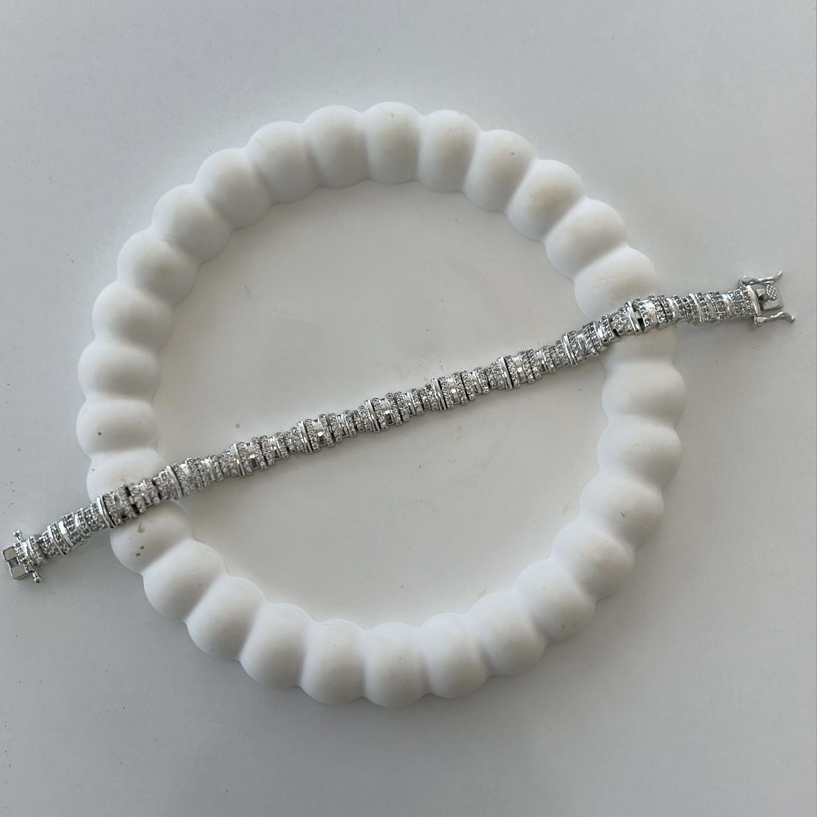 Özel Seri Zirkon Taşlı Ray Bileklik 18 cm
