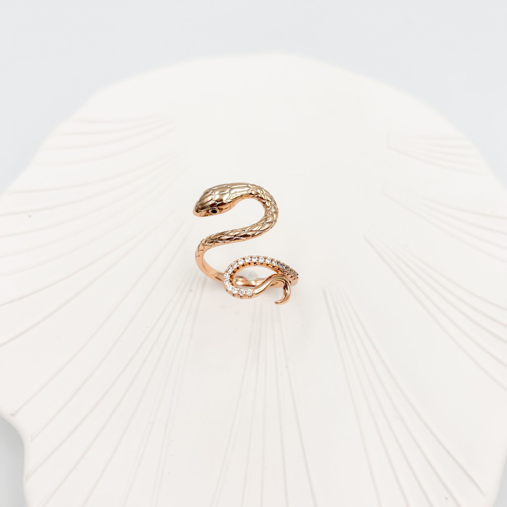 Vip Seri Sarmal Snake Yüzük (AYARLI)