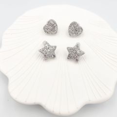 Özel Seri Zirkon Baget Taşlı Küpe 1,5cm