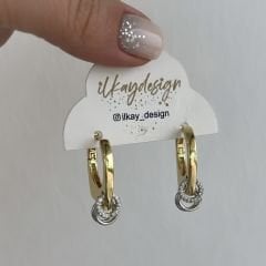 Özel Seri Halkalı Köşeli Küpe