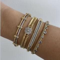 Özel Seri 2 renkli Tırtıklı Kelepçe 17cm