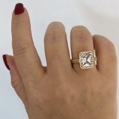 Özel Seri Baget Taşlı Tek Taş (ayarlı)