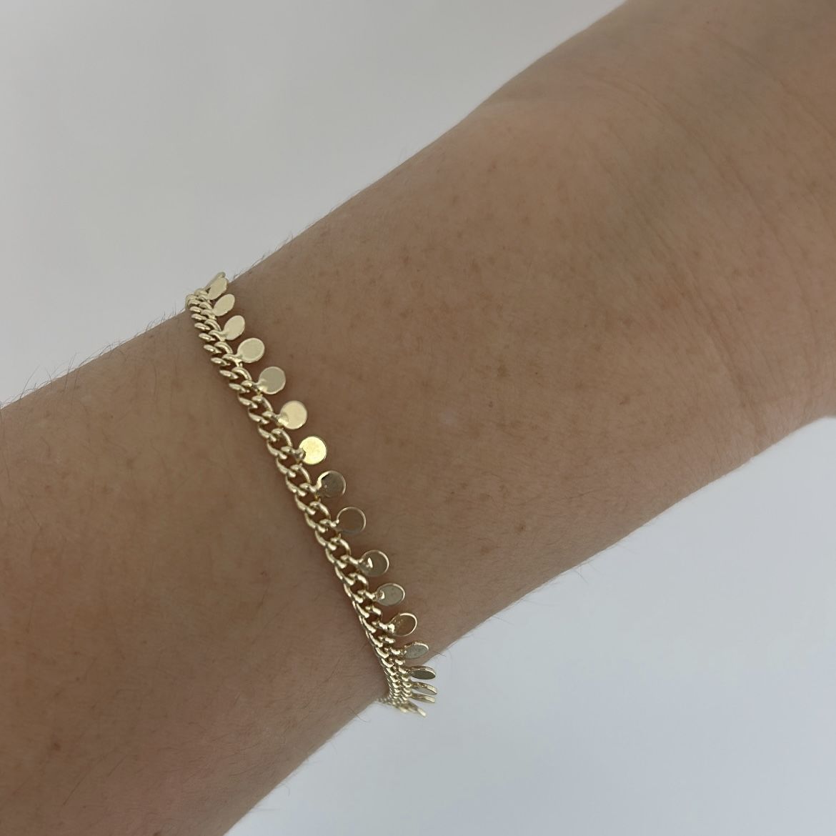 Özel Seri Gold Pullu Bileklik 20cm