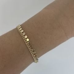 Özel Seri Gold Pullu Bileklik 20cm