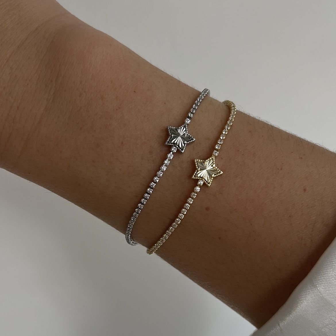 Özel Seri Yıldızlı Su Yolu Bileklik 17cm