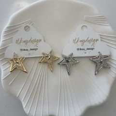 Özel Seri Zirkon Taşlı yıldız Küpe