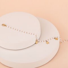 Çelik İncili Yıldızlı Halhal 26cm