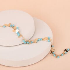 Mavi Boncuklu Halhal 28cm