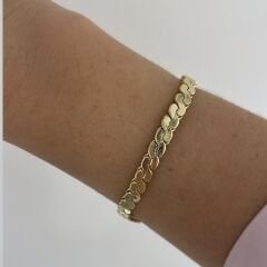 Özel Seri S Kıvrım Zincir 18cm Gold