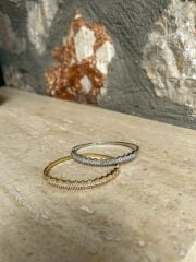 İthal Zirkon Baget Taşlı Kelepçe 17 cm